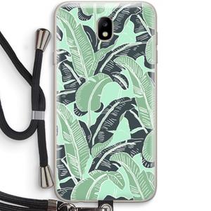 CaseCompany This Sh*t Is Bananas: Samsung Galaxy J7 (2017) Transparant Hoesje met koord