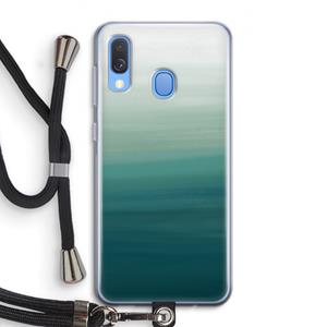 CaseCompany Ocean: Samsung Galaxy A40 Transparant Hoesje met koord