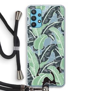 CaseCompany This Sh*t Is Bananas: Samsung Galaxy A32 4G Transparant Hoesje met koord