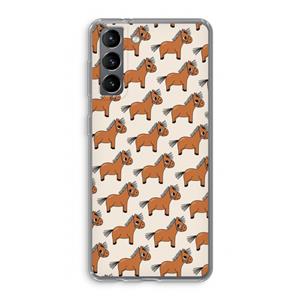 CaseCompany Pony: Samsung Galaxy S21 Transparant Hoesje