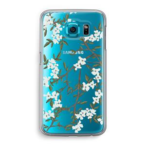 CaseCompany Blossoming spring: Samsung Galaxy S6 Transparant Hoesje