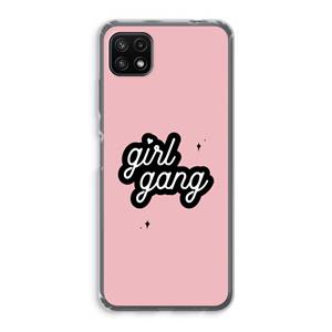CaseCompany Girl Gang: Samsung Galaxy A22 5G Transparant Hoesje