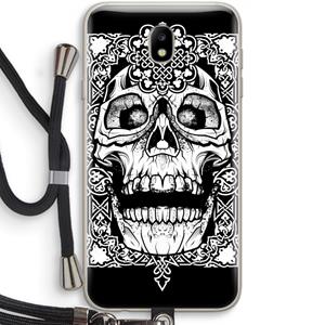 CaseCompany Seek & Destroy: Samsung Galaxy J7 (2017) Transparant Hoesje met koord