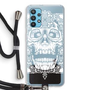 CaseCompany Seek & Destroy: Samsung Galaxy A32 4G Transparant Hoesje met koord