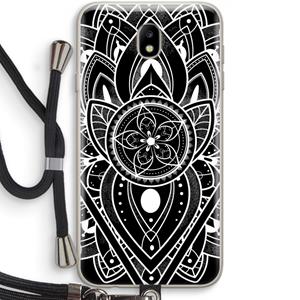 CaseCompany It's Complicated: Samsung Galaxy J7 (2017) Transparant Hoesje met koord
