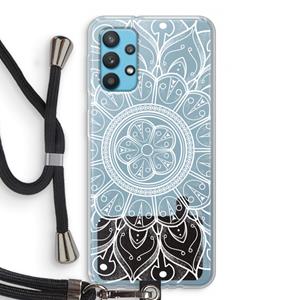 CaseCompany Roses Are Red: Samsung Galaxy A32 4G Transparant Hoesje met koord