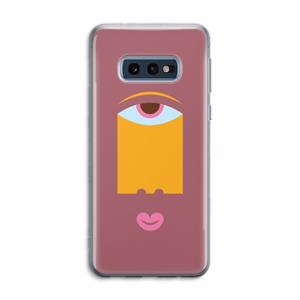 CaseCompany Mono V: Samsung Galaxy S10e Transparant Hoesje