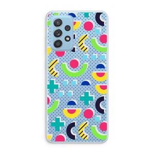 CaseCompany 8-bit N°1: Samsung Galaxy A73 Transparant Hoesje