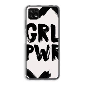 CaseCompany Girl Power #2: Samsung Galaxy A22 5G Transparant Hoesje