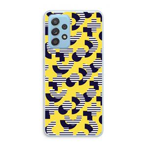 CaseCompany 8-bit N°3: Samsung Galaxy A73 Transparant Hoesje