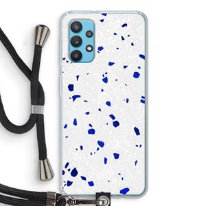 CaseCompany Terrazzo N°5: Samsung Galaxy A32 4G Transparant Hoesje met koord