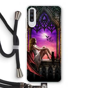 CaseCompany Kinderen van de nacht: Samsung Galaxy A70 Transparant Hoesje met koord