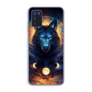 CaseCompany Wolf Dreamcatcher: Samsung Galaxy A03s Transparant Hoesje