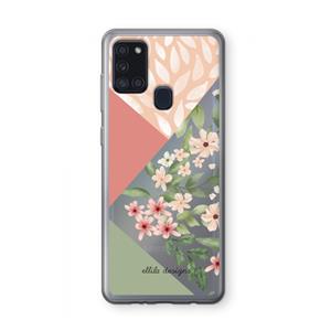 CaseCompany Sweet heaven geometrics: Samsung Galaxy A21s Transparant Hoesje