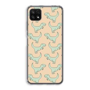 CaseCompany Dinos: Samsung Galaxy A22 5G Transparant Hoesje