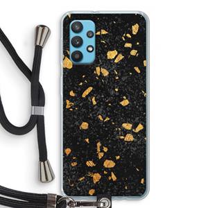 CaseCompany Terrazzo N°7: Samsung Galaxy A32 4G Transparant Hoesje met koord