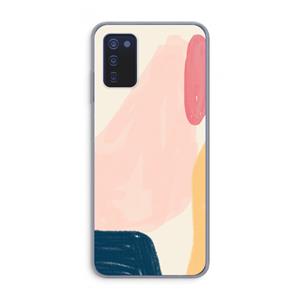 CaseCompany Saturday Flow: Samsung Galaxy A03s Transparant Hoesje