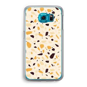 CaseCompany Terrazzo N°13: Samsung Galaxy S6 Transparant Hoesje