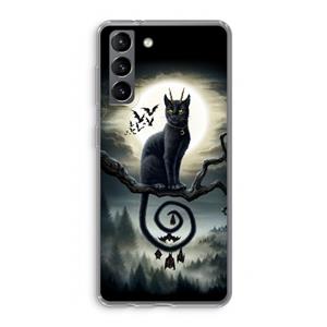 CaseCompany Moonlight Companions: Samsung Galaxy S21 Transparant Hoesje