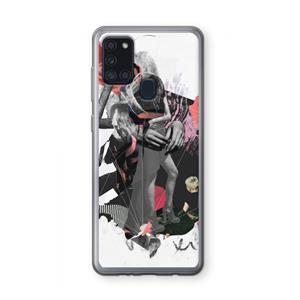 CaseCompany Dissimulation du réel: Samsung Galaxy A21s Transparant Hoesje