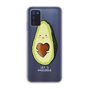 CaseCompany Avocuddle: Samsung Galaxy A03s Transparant Hoesje