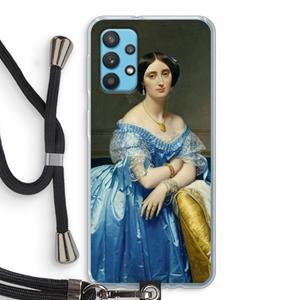 CaseCompany Eleonore: Samsung Galaxy A32 4G Transparant Hoesje met koord