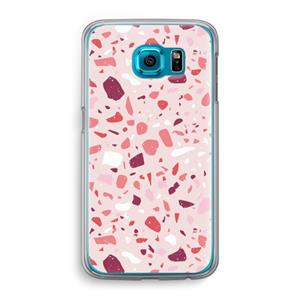 CaseCompany Terrazzo N°15: Samsung Galaxy S6 Transparant Hoesje