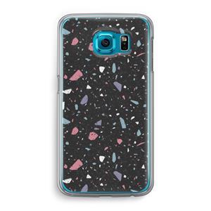 CaseCompany Terrazzo N°16: Samsung Galaxy S6 Transparant Hoesje