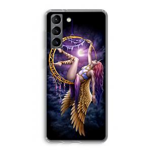 CaseCompany Aerial Angel: Samsung Galaxy S21 Transparant Hoesje