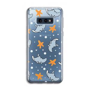 CaseCompany Manta: Samsung Galaxy S10e Transparant Hoesje