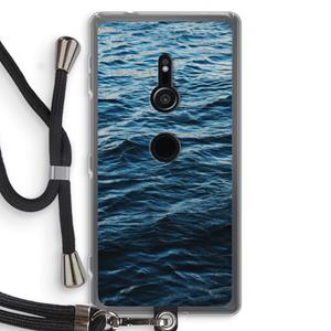 CaseCompany Oceaan: Sony Xperia XZ2 Transparant Hoesje met koord