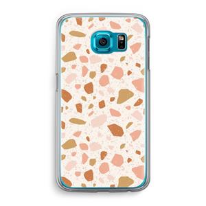 CaseCompany Terrazzo N°18: Samsung Galaxy S6 Transparant Hoesje