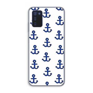 CaseCompany Ankers: Samsung Galaxy A03s Transparant Hoesje