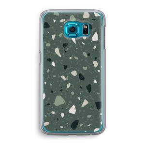 CaseCompany Terrazzo N°19: Samsung Galaxy S6 Transparant Hoesje