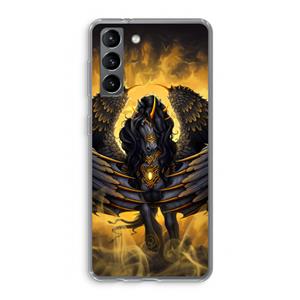 CaseCompany Pegasus: Samsung Galaxy S21 Transparant Hoesje