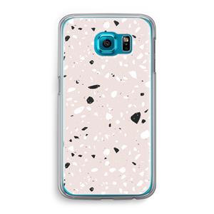 CaseCompany Terrazzo N°20: Samsung Galaxy S6 Transparant Hoesje