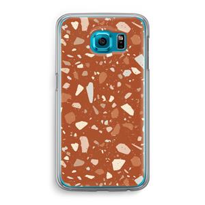 CaseCompany Terrazzo N°22: Samsung Galaxy S6 Transparant Hoesje