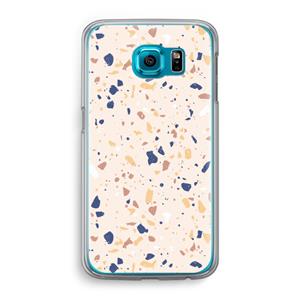 CaseCompany Terrazzo N°23: Samsung Galaxy S6 Transparant Hoesje