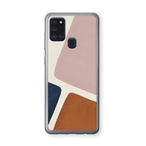 CaseCompany Geo #2: Samsung Galaxy A21s Transparant Hoesje