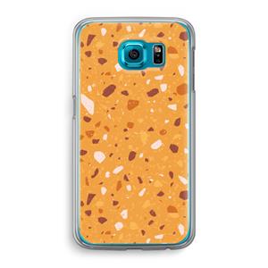 CaseCompany Terrazzo N°24: Samsung Galaxy S6 Transparant Hoesje