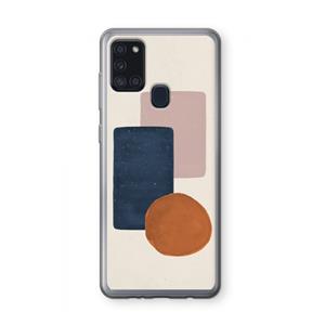 CaseCompany Geo #3: Samsung Galaxy A21s Transparant Hoesje