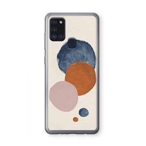 CaseCompany Geo #4: Samsung Galaxy A21s Transparant Hoesje