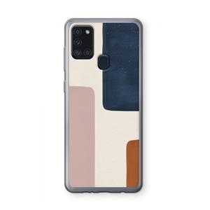 CaseCompany Geo #5: Samsung Galaxy A21s Transparant Hoesje