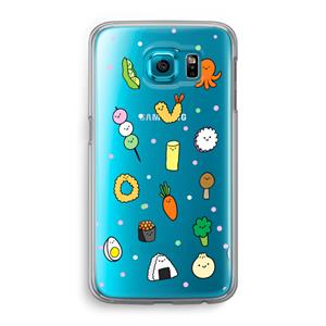 CaseCompany Happy bento friends: Samsung Galaxy S6 Transparant Hoesje