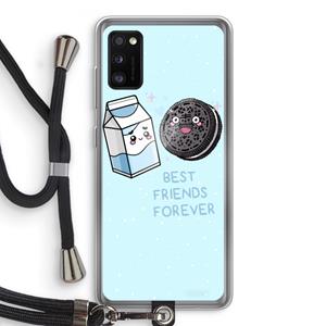 CaseCompany Best Friend Forever: Samsung Galaxy A41 Transparant Hoesje met koord