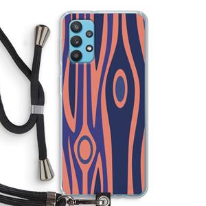 CaseCompany Bast A: Samsung Galaxy A32 4G Transparant Hoesje met koord