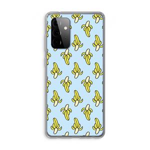 CaseCompany Bananas: Samsung Galaxy A72 Transparant Hoesje