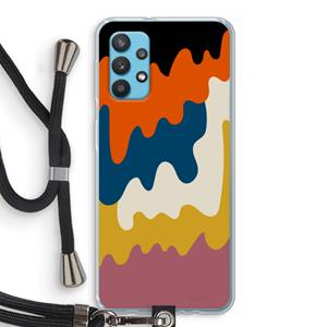 CaseCompany Baar A: Samsung Galaxy A32 4G Transparant Hoesje met koord