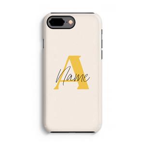 CaseCompany Amber Script: iPhone 8 Plus Tough Case