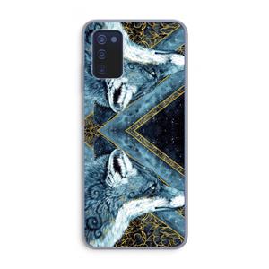 CaseCompany Golden Fox: Samsung Galaxy A03s Transparant Hoesje